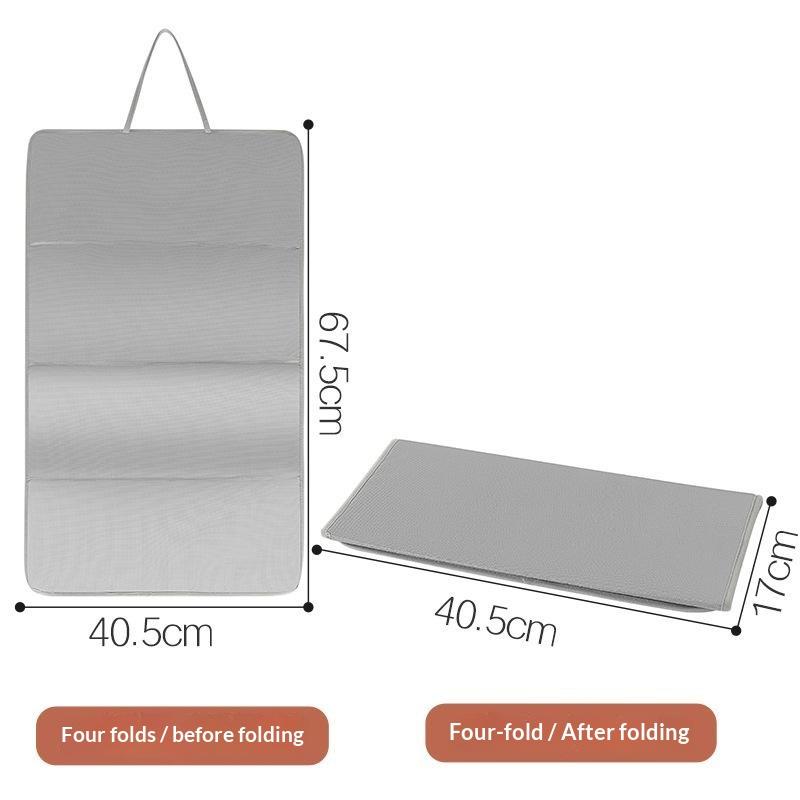 Ironing Mat Portable Folding Ironing Blanket Thick Heat Resistant Travel Clothes Protector Board Table Top Laundry Pad