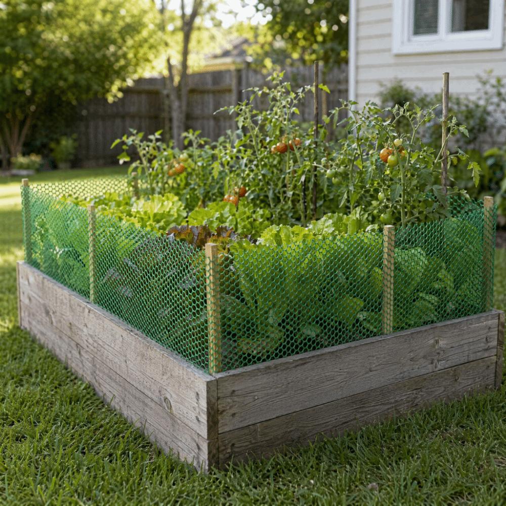 Thickened Garden Fence Net Mesh Fence Net Roll Environmental Protection Plastic Net Chicken Coop