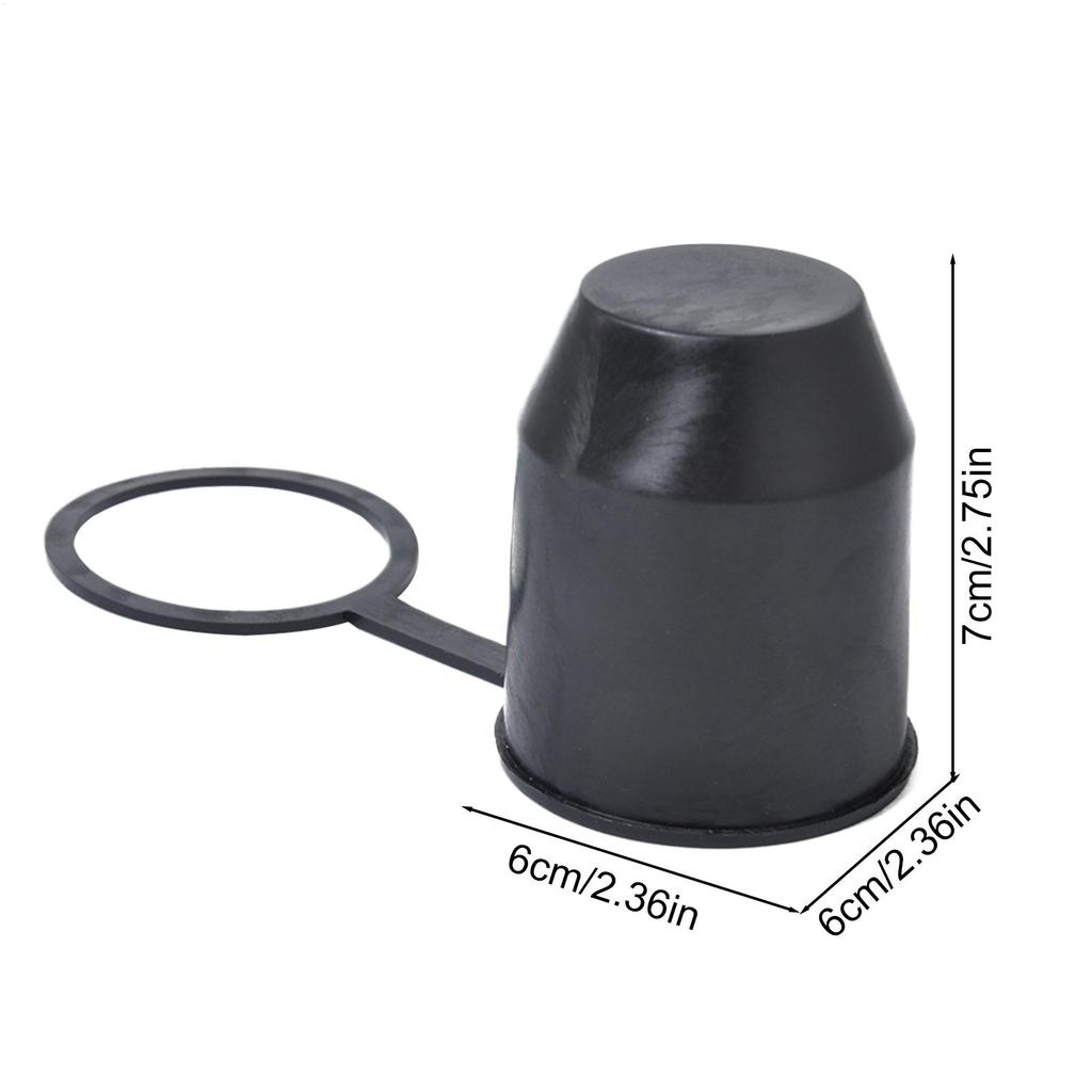 Tow Bar Cover Protection Cap Trailer Ball Protective Cover Tow Ball Protector with Hook Trailer Hitch Ball Cover Replacement