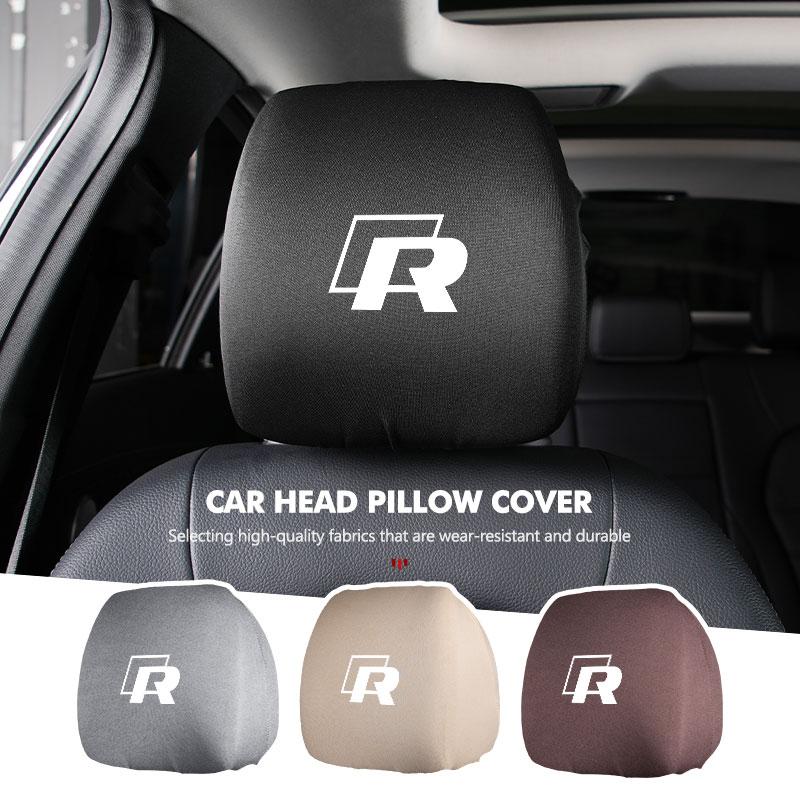 For Volkswagen VW Car Seat Headrest Pillow Anti-Dirty Protective Cover Dustproof Golf Jetta Passat mk4 mk5 mk6 CC B5 B6 B7 GolfLP5