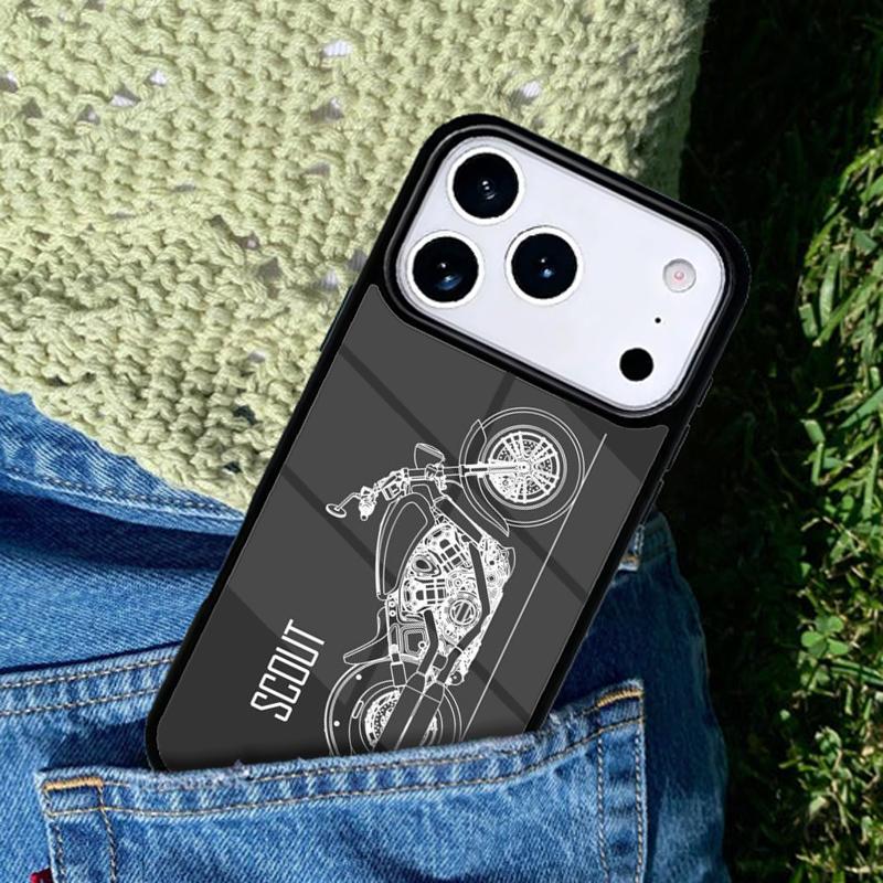 Motorcycle Motorbike Soft Mobile Phone Case Compatible with IPhone 17 16 15 14 13 12 11Pro Max 17 Air Cover