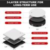 Self Adhesive Rubber Magnets 30/60 PCS Square Round Strong Magnetic for Business Card Making Exhibition Display Use