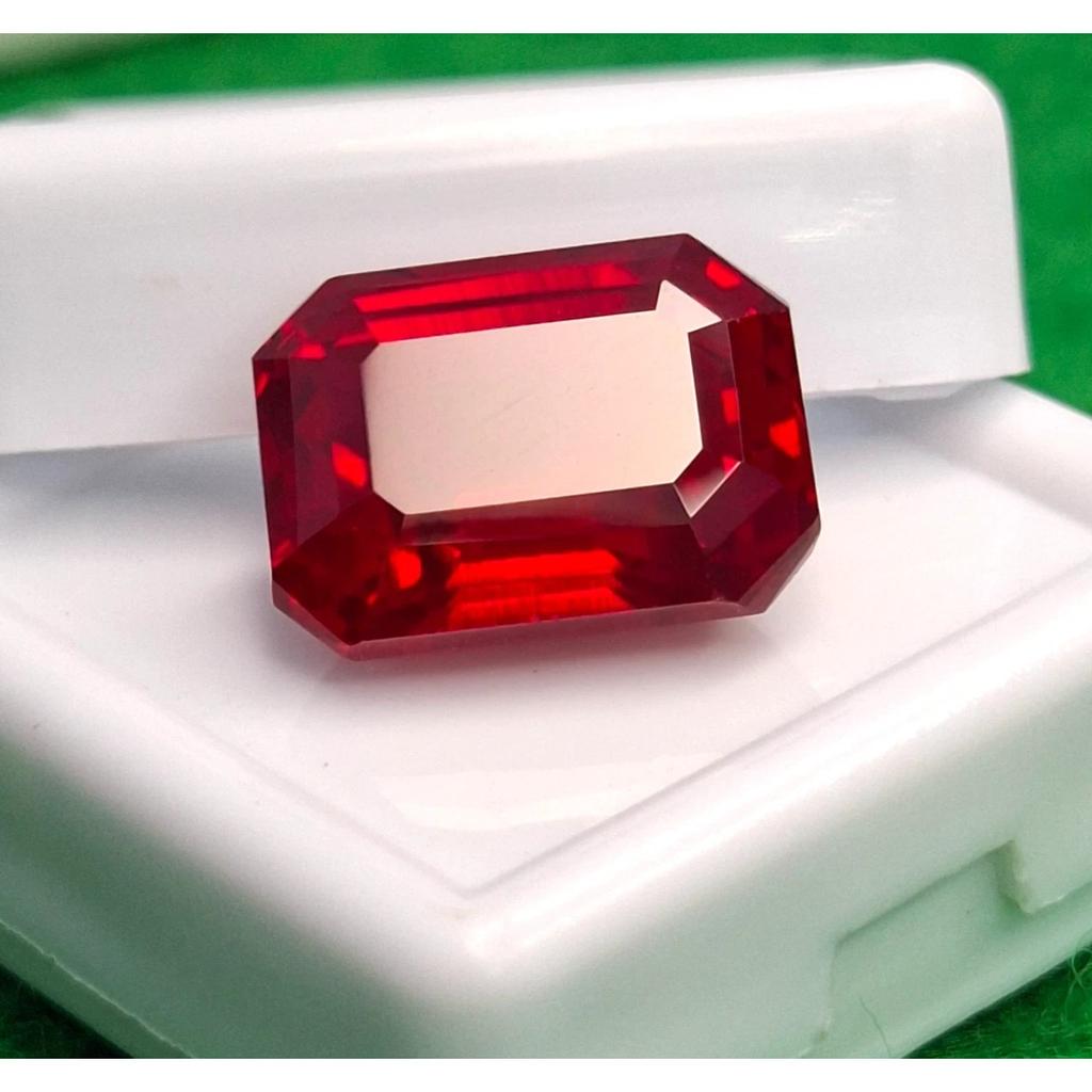 Certified Natural Red Ruby Emerald 12-14 Ct AAA Loose Gemstone