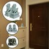 Coppia di Fu Foo Dog Statue di Pietra Guardiane Leoni Statuette Decorative Cinesi Feng Shui Ornamento da Scrivania Decorazione per Casa Soggiorno Bar Caffetteria