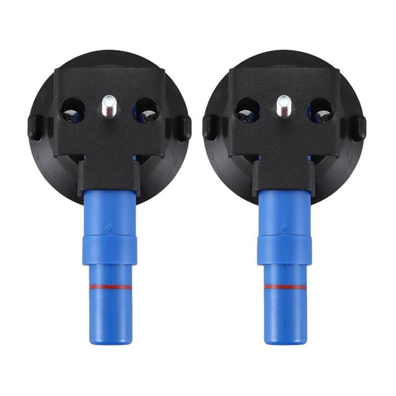 4 шт. 3-дюймовая вогнутая вакуумная присоска 75 мм, сверхпрочная, с ручным насосом, с резьбовым шпилькой M6