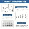 Hex Nuts And Bolt Set - 380 Pieces/120 Pieces, Durable M2 - M5 Metric Size, Universal Hardware Kit For Diy Projects And Repairs