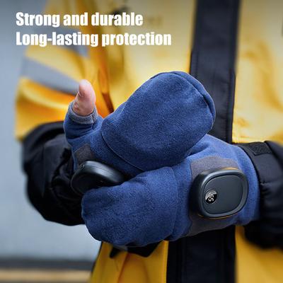 1 Pair Heated Gloves for Men Women Smart Thermostat Control Rapid Heating Rechargeable Hand Warmers Electric Heating Glove for Work Cycling Skiing