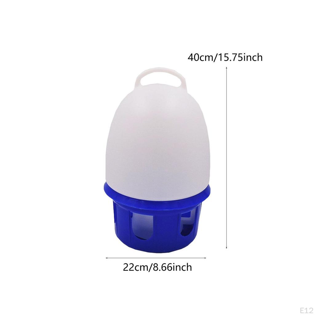 Pigeon Drinker Bird Water Bucket Cage Accessories Dispenser for Peacock