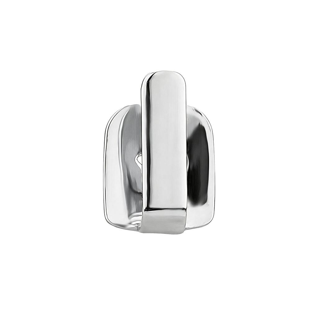 Gold & Diamond Hip Hop Single Tooth Gap Grill for Men & Women - Smooth Halloween Dental Accessory