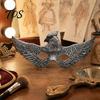 Professionelles Cosplay Requisit Adler Maske, Realistische Vogel Halbgesichts Maske Verstellbar Maskerade für Halloween, Karneval Party Kostüm Retro Halloween