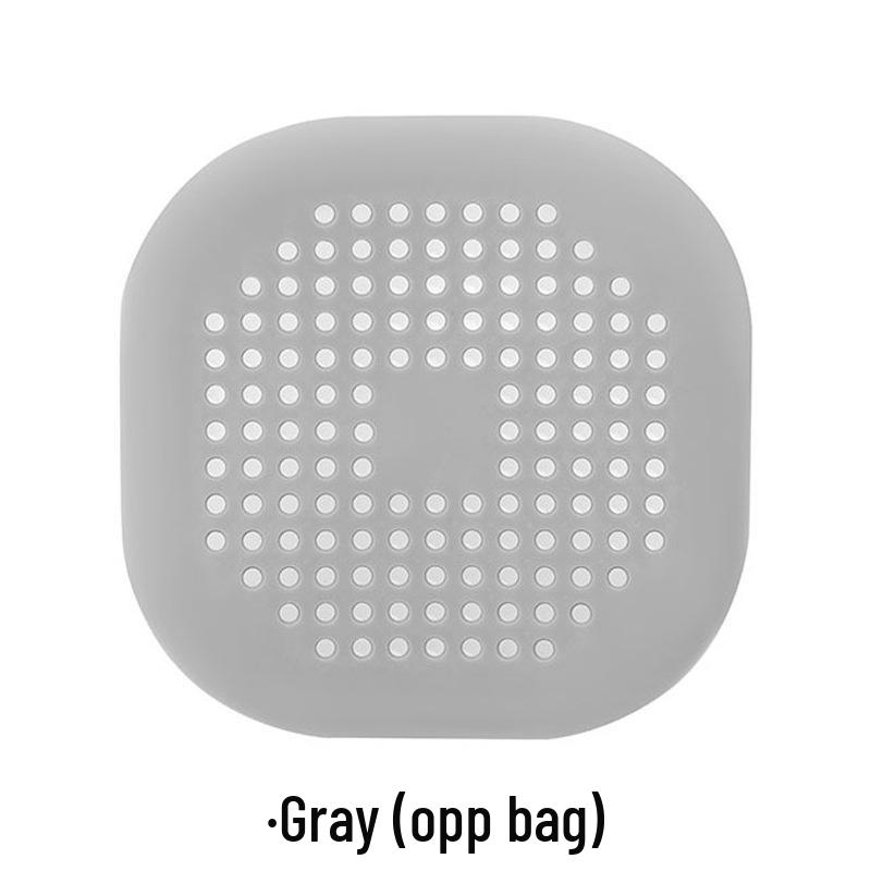 Quadratische Silikon-Abdeckung mit Saugfuß - Verstopfungsschutz für Spüle und Bad