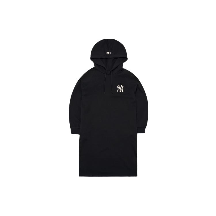 New MLB New York Yankees Long Sleeved Dresses Women's Black 3FOPB0321-50BKS