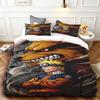 Child Duvet Cover Set Naruto Cartoon Quilt Cover Bedding Set Soft and Comfortable for Bedroom Gifts Queen King