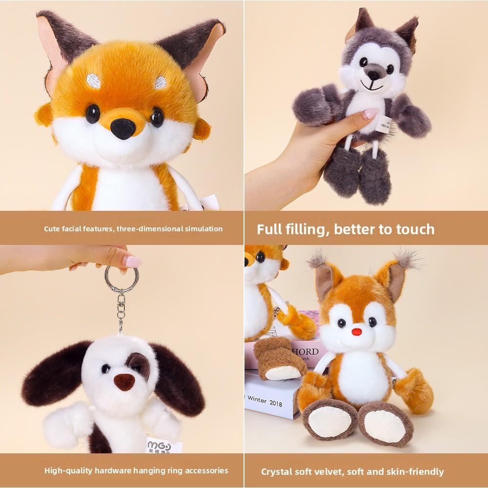Plüschtier für Kinder Weiches Eichhörnchen Schlafhilfe Kindergeschenk