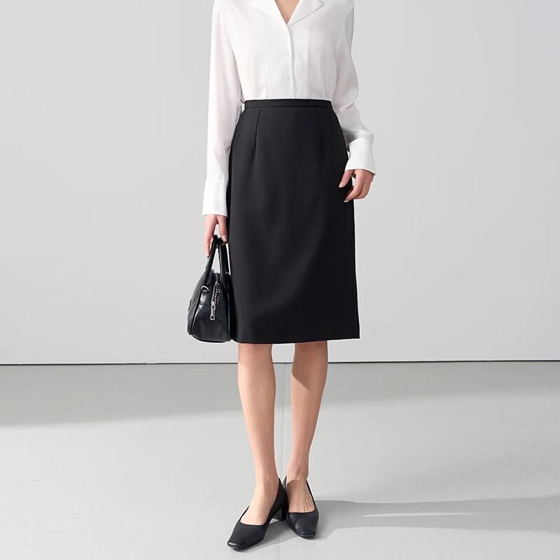 Women's Professional Black Pencil Skirt