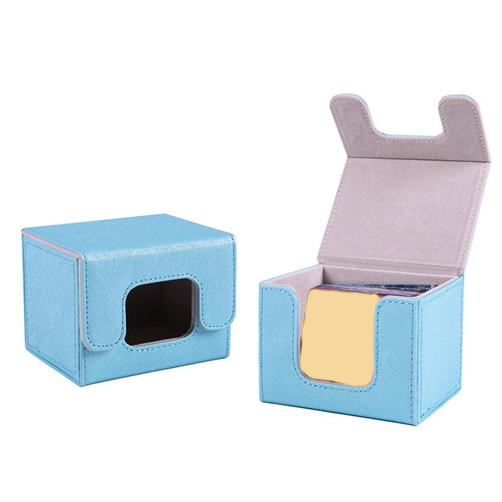 Collectible Game Trading Card Deck Box PU Leather Storage Holder New Card Carrying Organiser