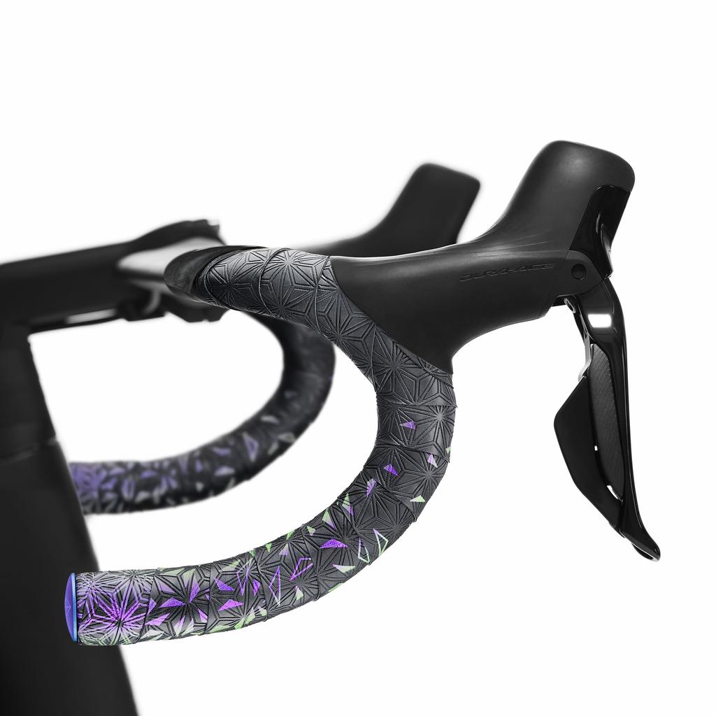 SUPACAZ Super Sticky Kush Star Faded Purple Refractor Handlebar Tape