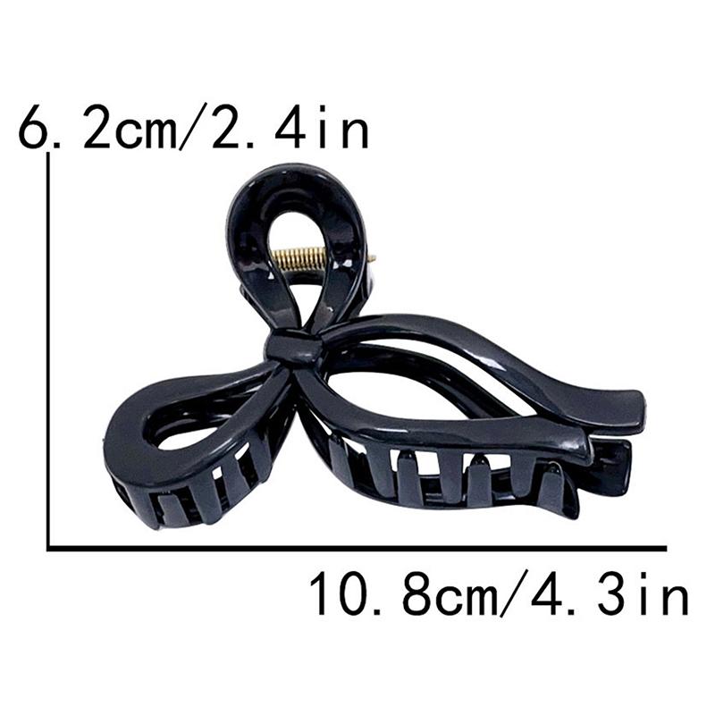 Soft Silicone Shark Hair Clips For Women Protective Elastic Hair Clip Back Head Durable Flexible Unsnappable Claw Clip