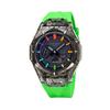Casio Unisex Liquid Crystal/Analog Dual Display Series Black Watch GA-2100-1A1(Watch4--)