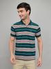 Men Regular Fit Green Tshirt