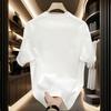 American Trendy Brand Short-Sleeved Pure Cotton Men'S Printed T-Shirt Trendy Men'S And Women'S Versatile Round Neck T-Shirt Men'S