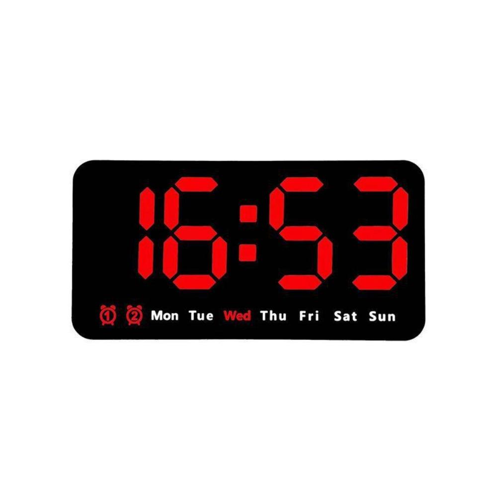Dual Alarms LED Digital Clock 12/24H Format Table Alarm Clock Electronic Wall Clock  Desktop