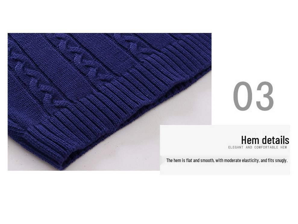 Children's Pure Cotton Preppy Knit Sweater Vest - Sleeveless Spring/Autumn School Uniform Style