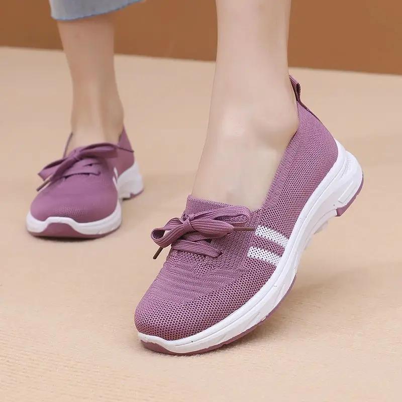 Lace Up Woman Footwear Spring Autumn Daily Routine Designer Luxury Comfortable and Elegant Aesthetic Y2k Fashion Shoes for Women