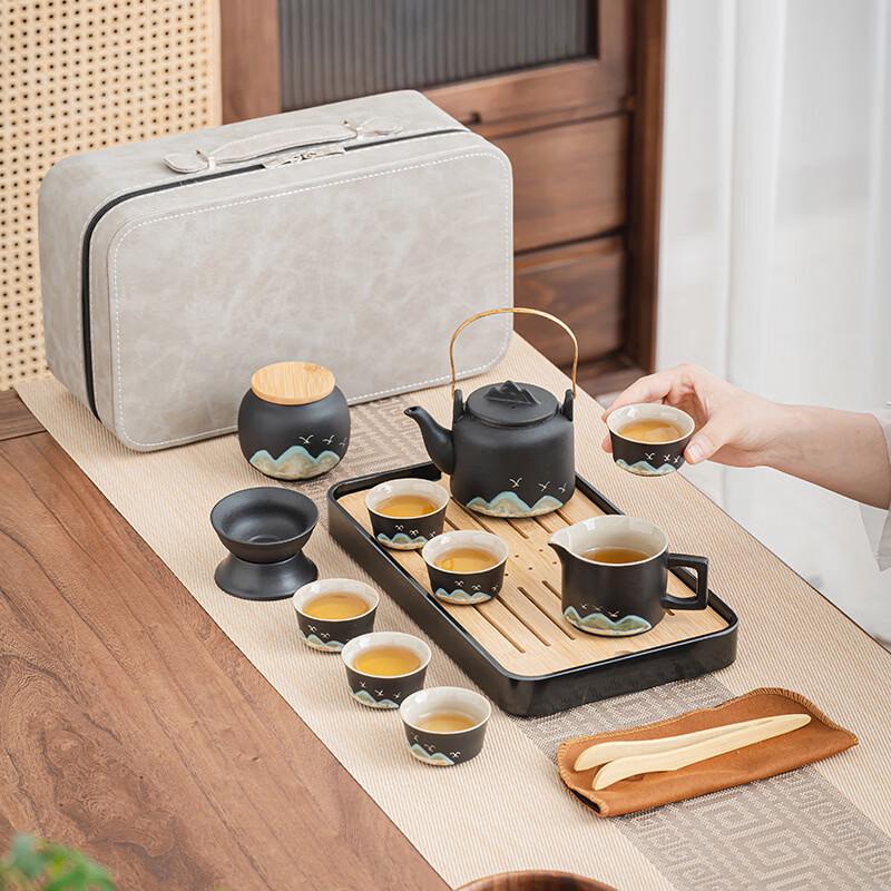 Ceramic Chinese Kung Fu Tea Set Gift Box