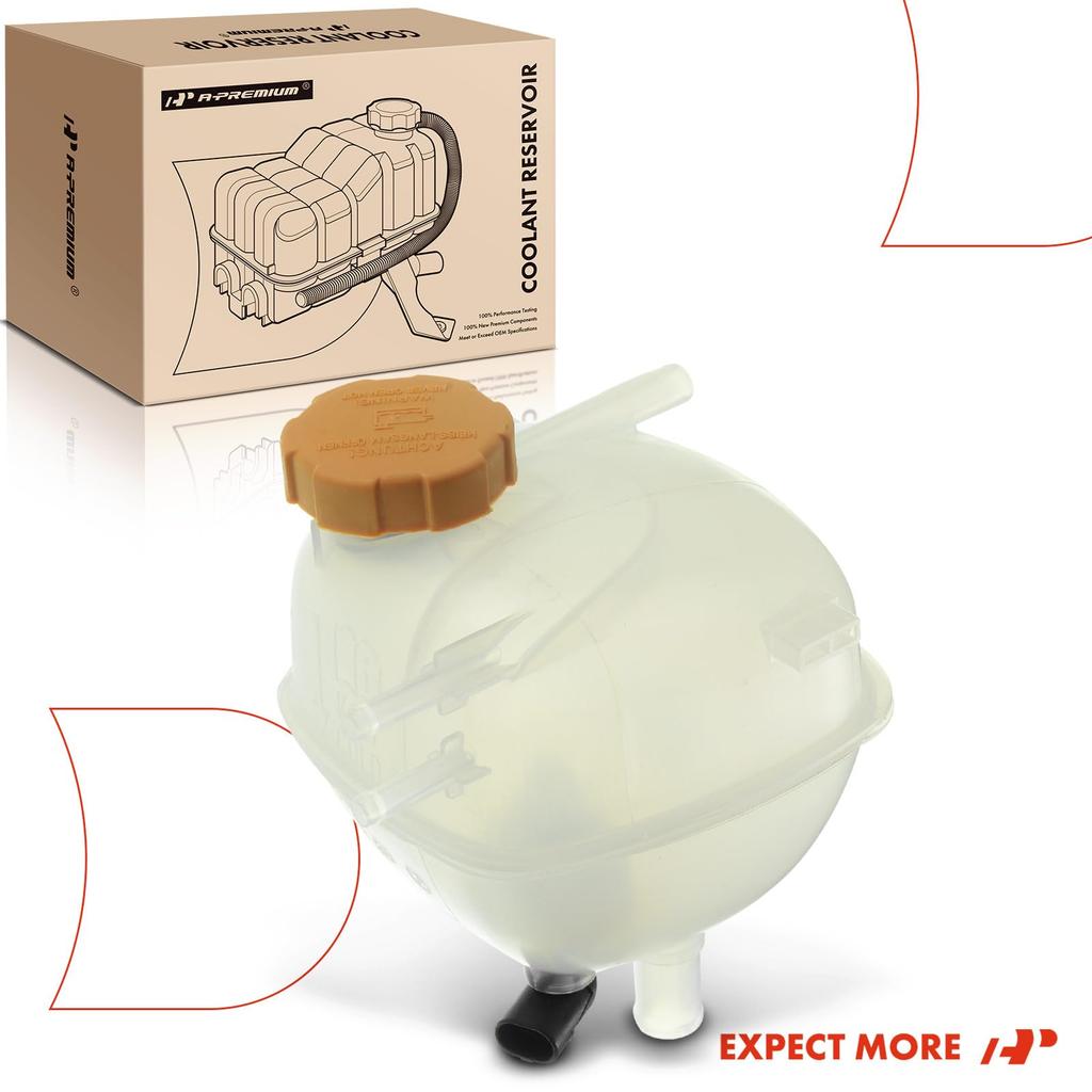 A-Premium Engine Overflow Recovery Reservoir Tank [With Cap & Sensor] For Saab 9-3