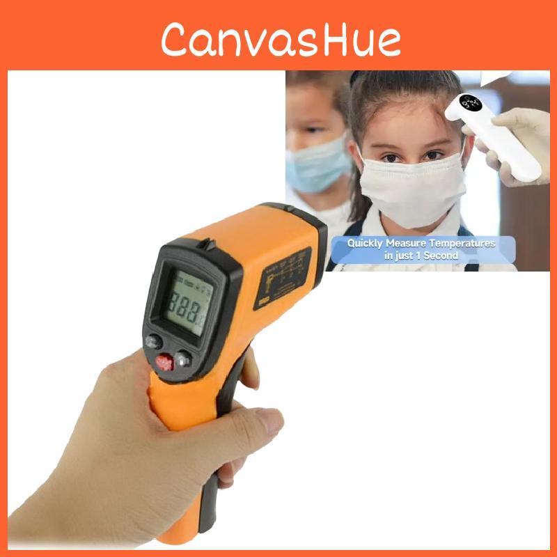 Lcd Contact Non Ir Laser Infrared Digital Temperature Thermometer Tools Gun