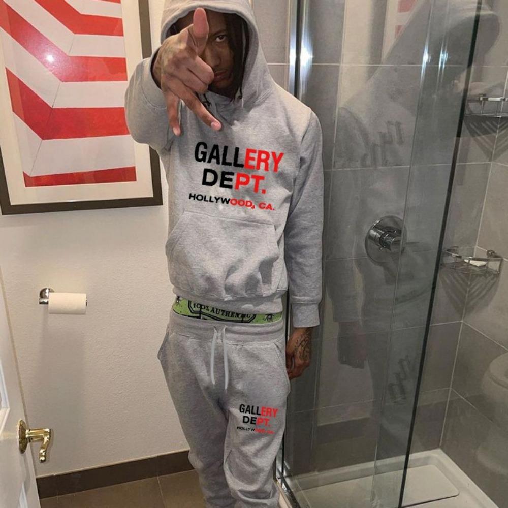 Autumn and Winter New GALL Letter Printed Men's and Women's Hoodie Men's Sports Hooded Hoodie Wholesale