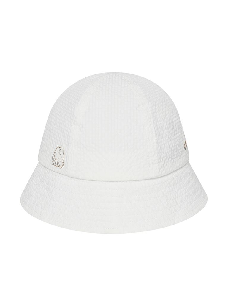 NORDISK [Sopung] Seersucker Dome Hat_Off White