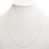 18k Gold Necklace with Screw 50cm Chain,