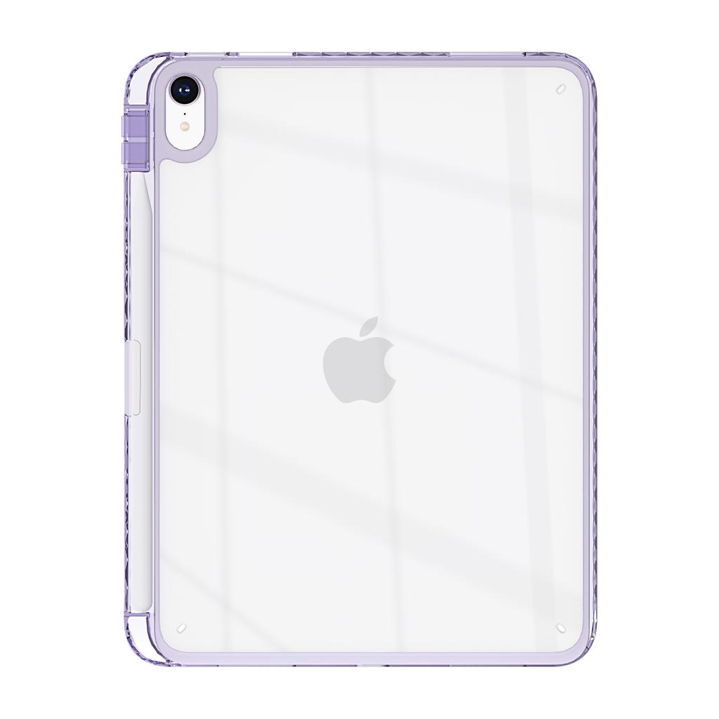 For iPad (2025)/10.9 (2022) Case Clear TPU Tablet Protective Cover with Pen Slot