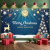 Christmas Banner Christmas Tree Design Winter Celebration Banner New Year Backdrop Snowflake Decor New Year Banner For New Year
