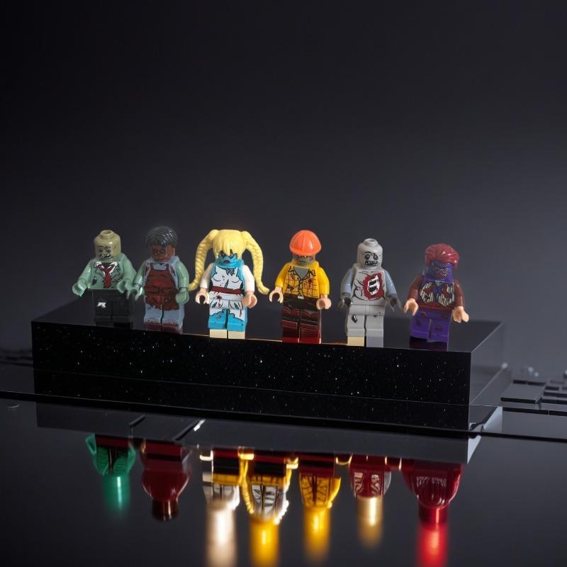 Puzzles, Bausteine, Kinderspielzeug, Zeichentrickfiguren, humanoide Puppen, Spielzeug, Mini-Figuren, Puppen, Geburtstagsgeschenke.