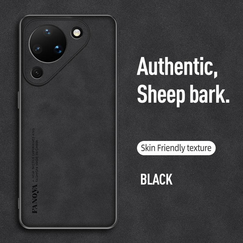 Luxury Business Man Phone Case for Huawei Pura 90 Pro Max / 90 Pro / 90 Sheepskin Leather All-inclusive Shockproof Back Cover