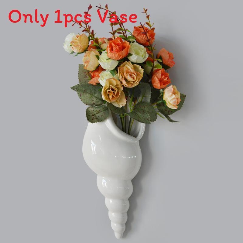 Shell Contemporary Wall Vase For Home Decor To Enhance Interiors Minimalist