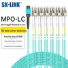 SK-LINK 12-Core OM3 MPO-LC Multimode Fiber Optic Patch Cord