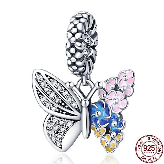 925 Sterling Silver Magic Color Chameleon Luminous Series Beads Suitable Fit Bracelet Charm Ms Jewelry Gift 
