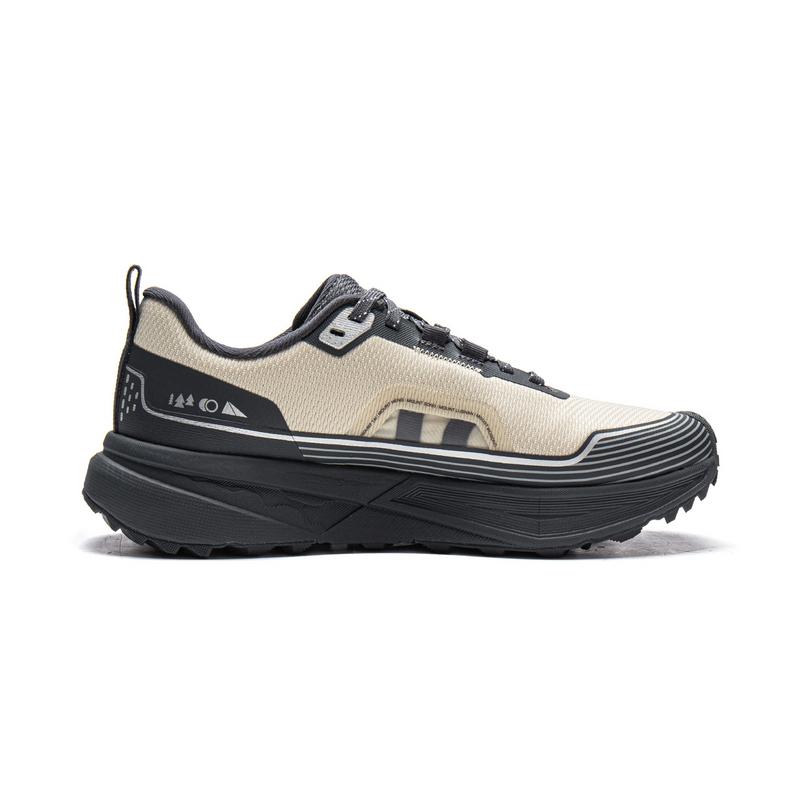 Li Ning Outdoor CF Tracing, Inter Industry Low top Hiking Shoes Unisex Dune Khaki/Ebony Black AHCV037-14