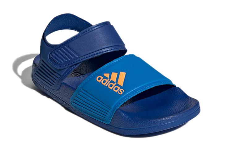 Kids' Sandals adidas Adilette Sandals Royal Blue Flash Orange Blue Rush (GS) Royal Blue/Flash Orange/Blue Rush