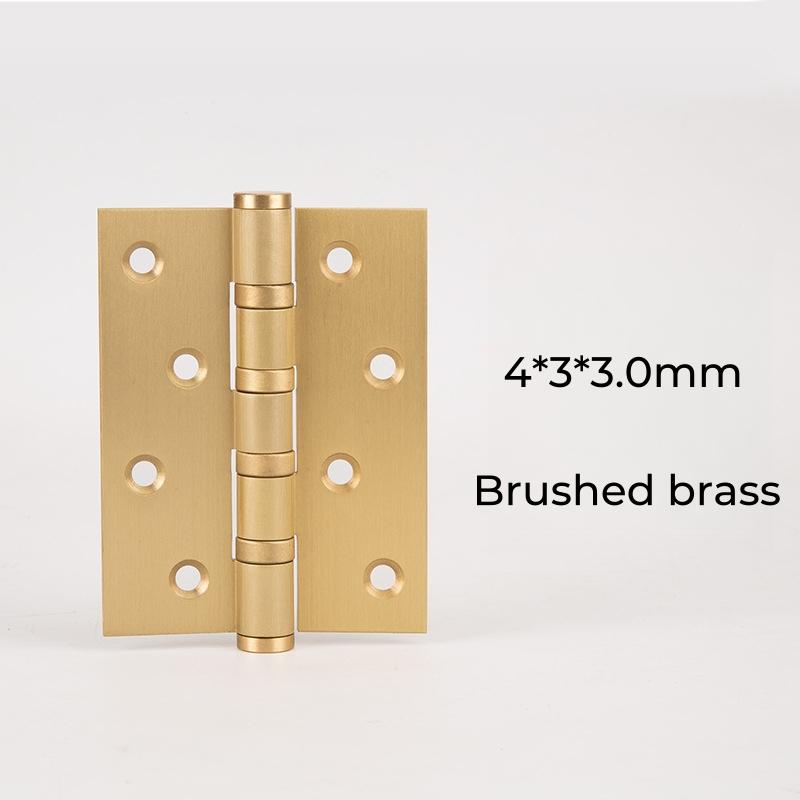 Solid Brass Butt Hinge 4 Inch Door Hinge 5 Inch Heavy Duty Hinge Quiet Bearing Hinge Antique Thick Hinge