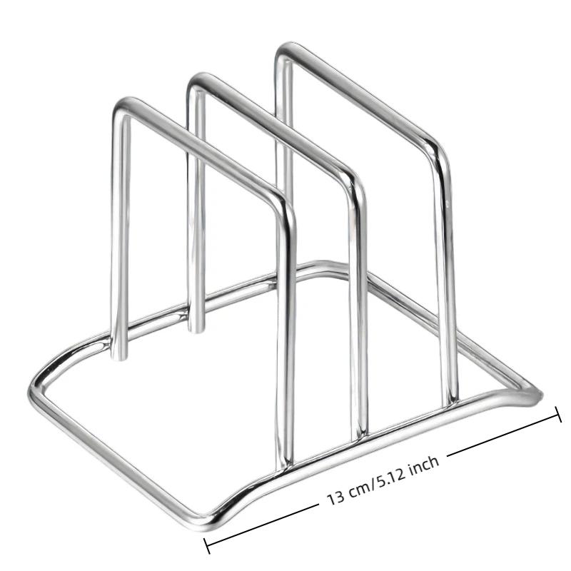 1/3/5 Stück Platzsparender Edelstahl-Topfdeckel- und Schneidebretthalter-Kombination Robuster Arbeitsplattenständer Küchenorganisator