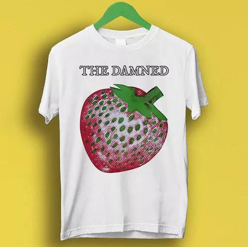 The Damned Strawberries Punk Rock Retro Cool Gift Tee T Shirt P2688