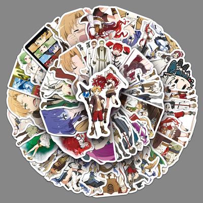 50 Graffiti Stickers Personalized Cartoon Japanese Comics Decoration Mobile Phone Case Water Cup Computer Stickers