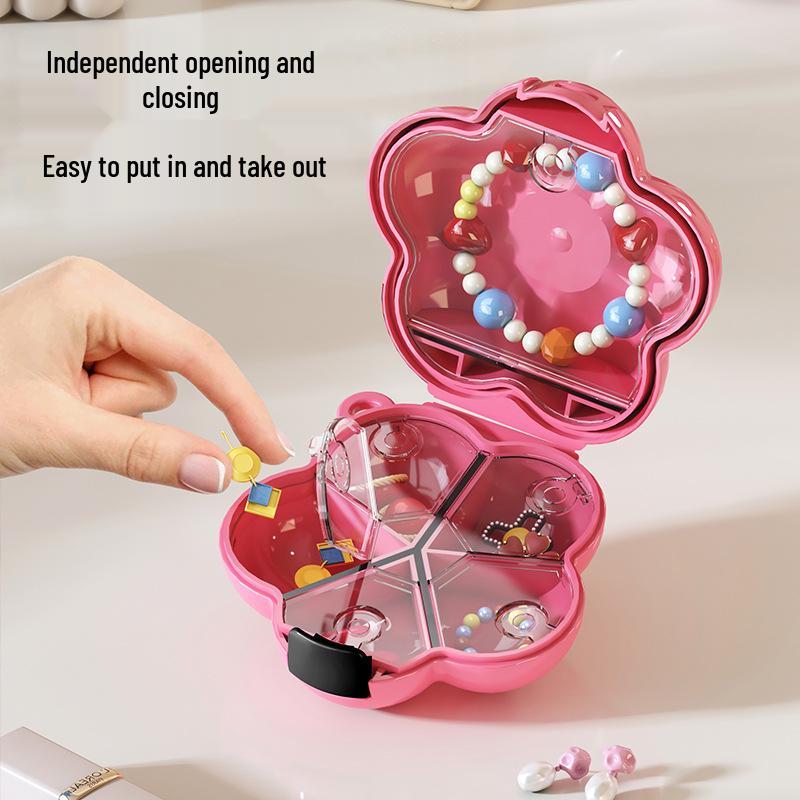 2025 Dopamine Jewelry and Pill Storage Necklace: Portable Box for Earrings and Travel