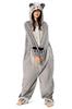 OLAOLA Cat Kigurumi Soft Animal Fancy Fluffy Winter Cold Protection L Pajamas, Blue, Cute, Adult, Loungewear, Costume, Dress, Pajamas, Flannel,