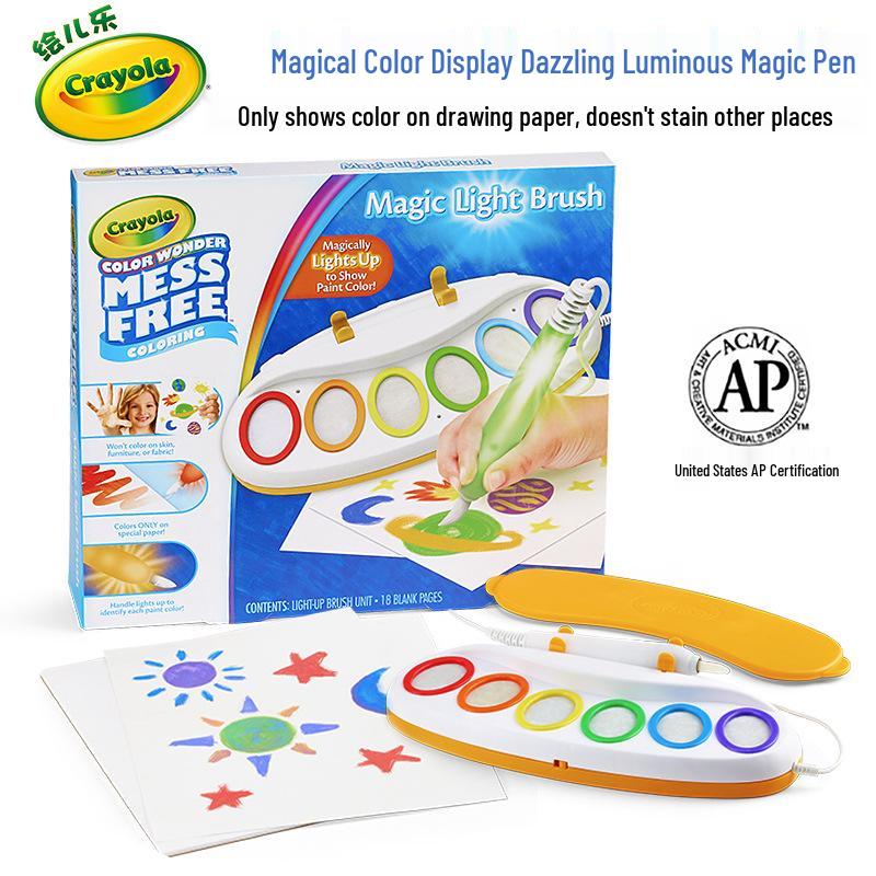 Crayola Magic Reveal Glow Painting Set with Magic Pen (75-7130)